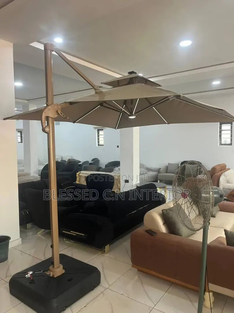 Solar Lights Water Tank Umbrella