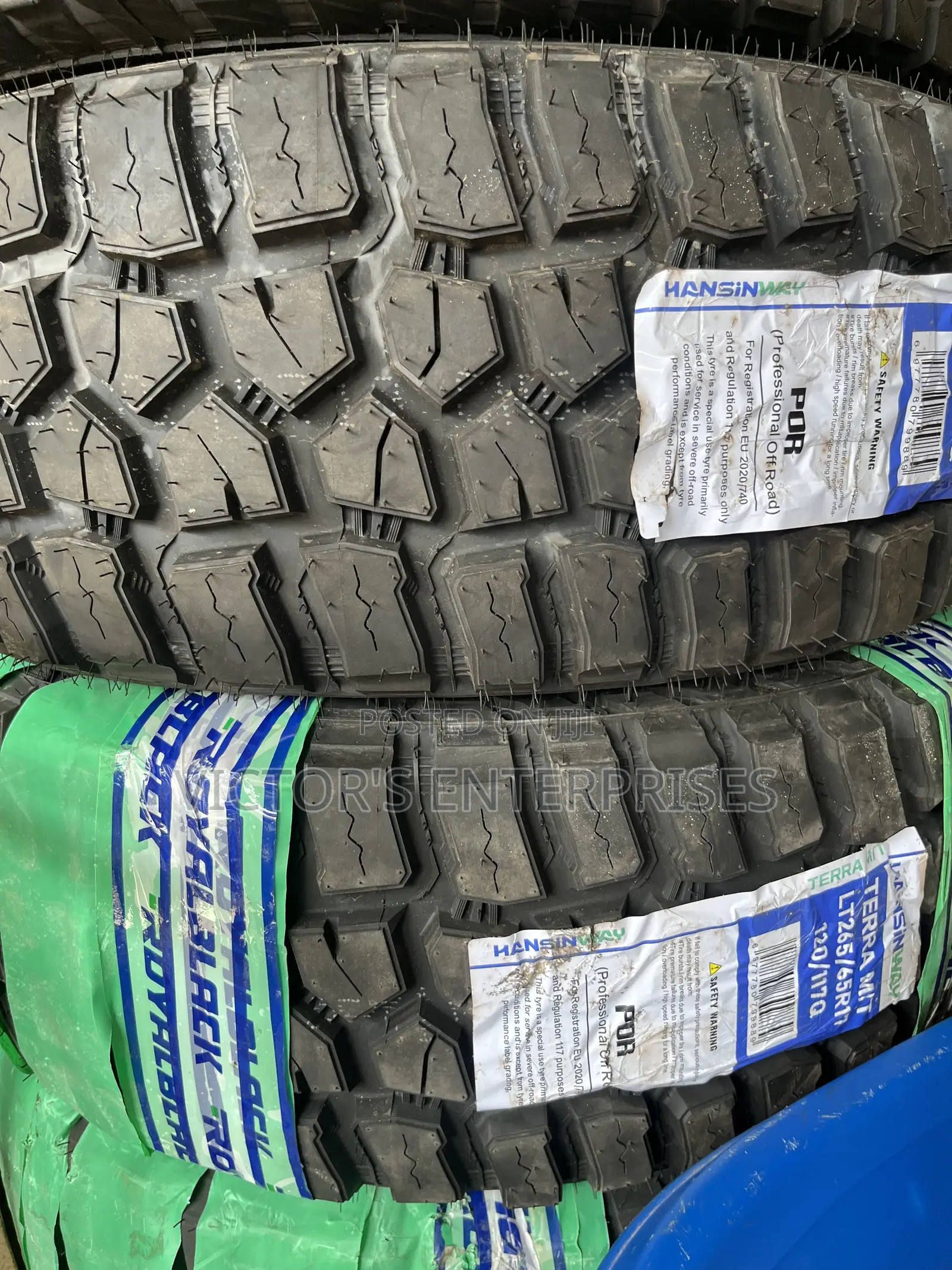 265/65 R17 Brand New Tyres – HANSINWAY Terra MT Caterpillar Teeth