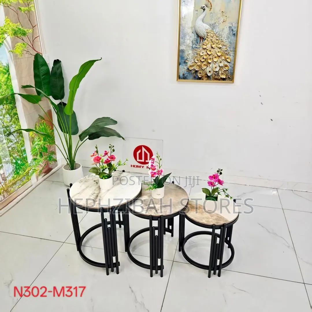 3 in 1 Unique Simple Luxury 3piece Center Table