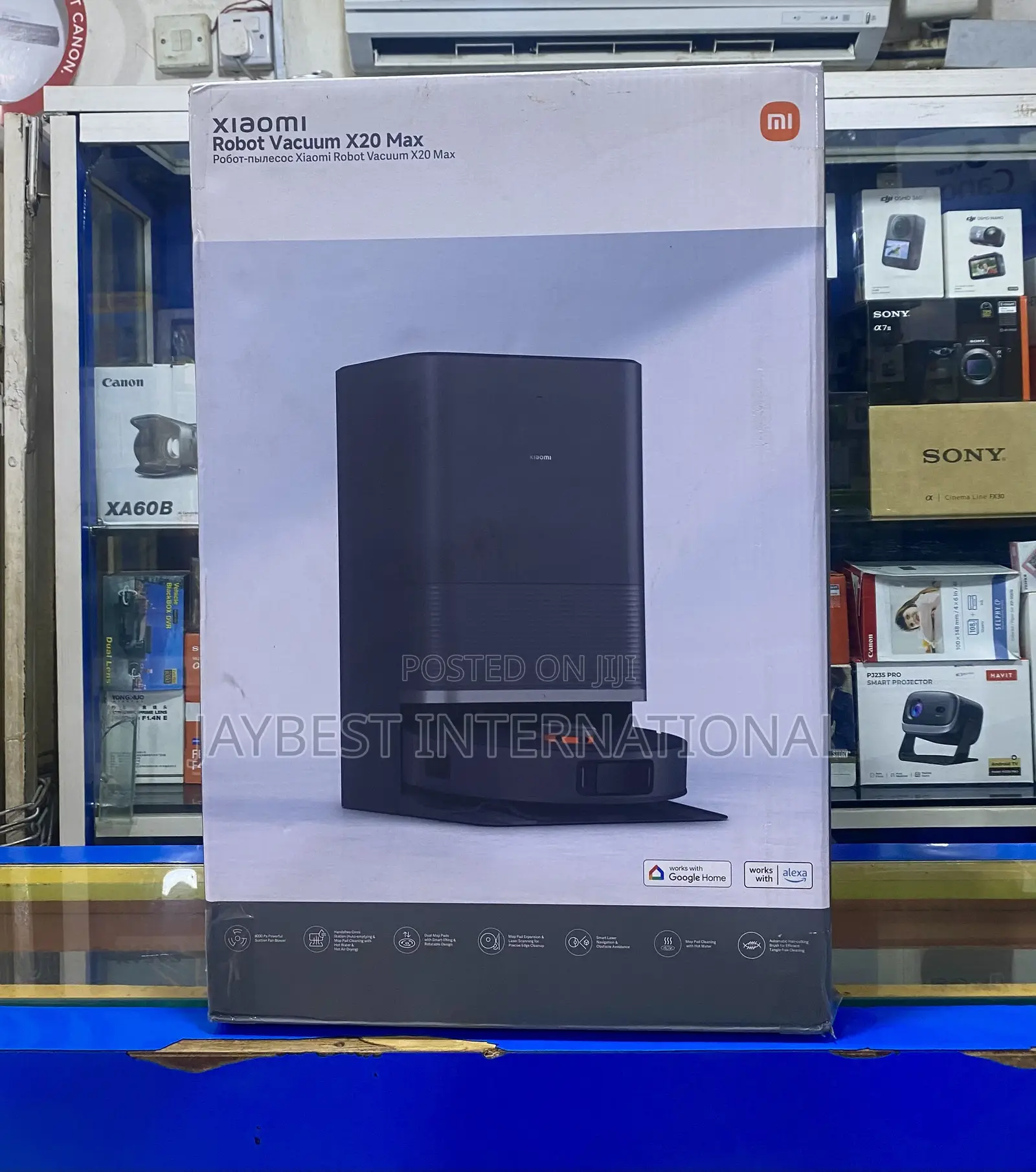 Xiaomi X20 Max Robot Vacuum Cleaner With Mop Function, 8000 Pa