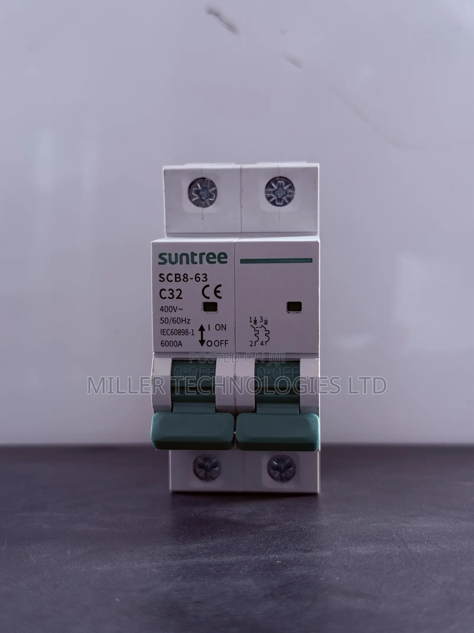SCB8-63 32A AC MCB by Suntree – Double Pole