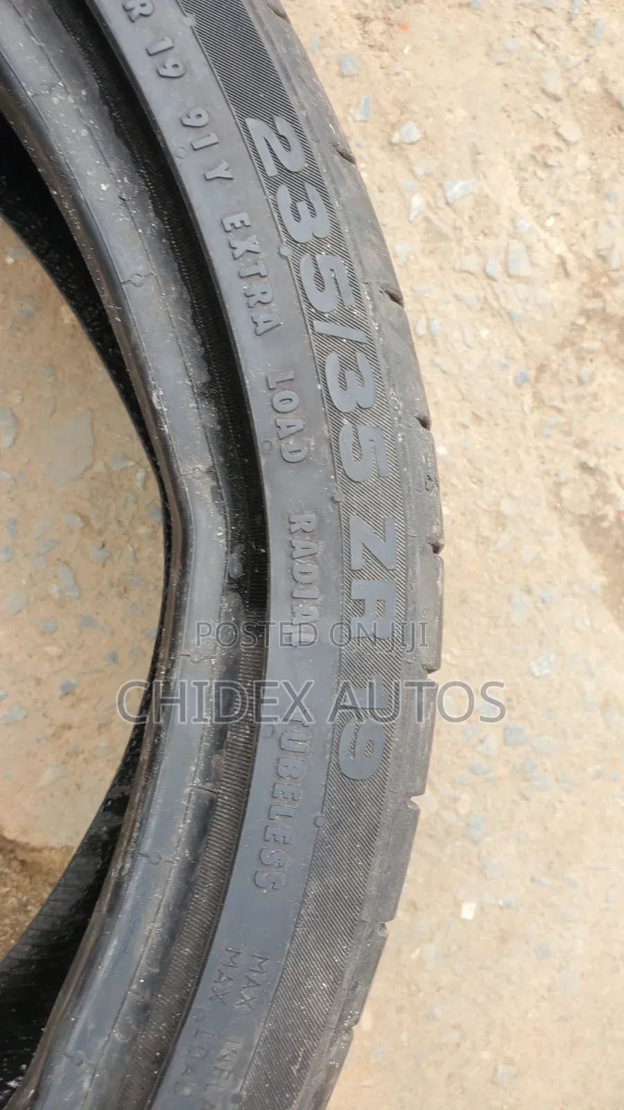 235/35 R19 First Grade Tokunbo Tyer *"