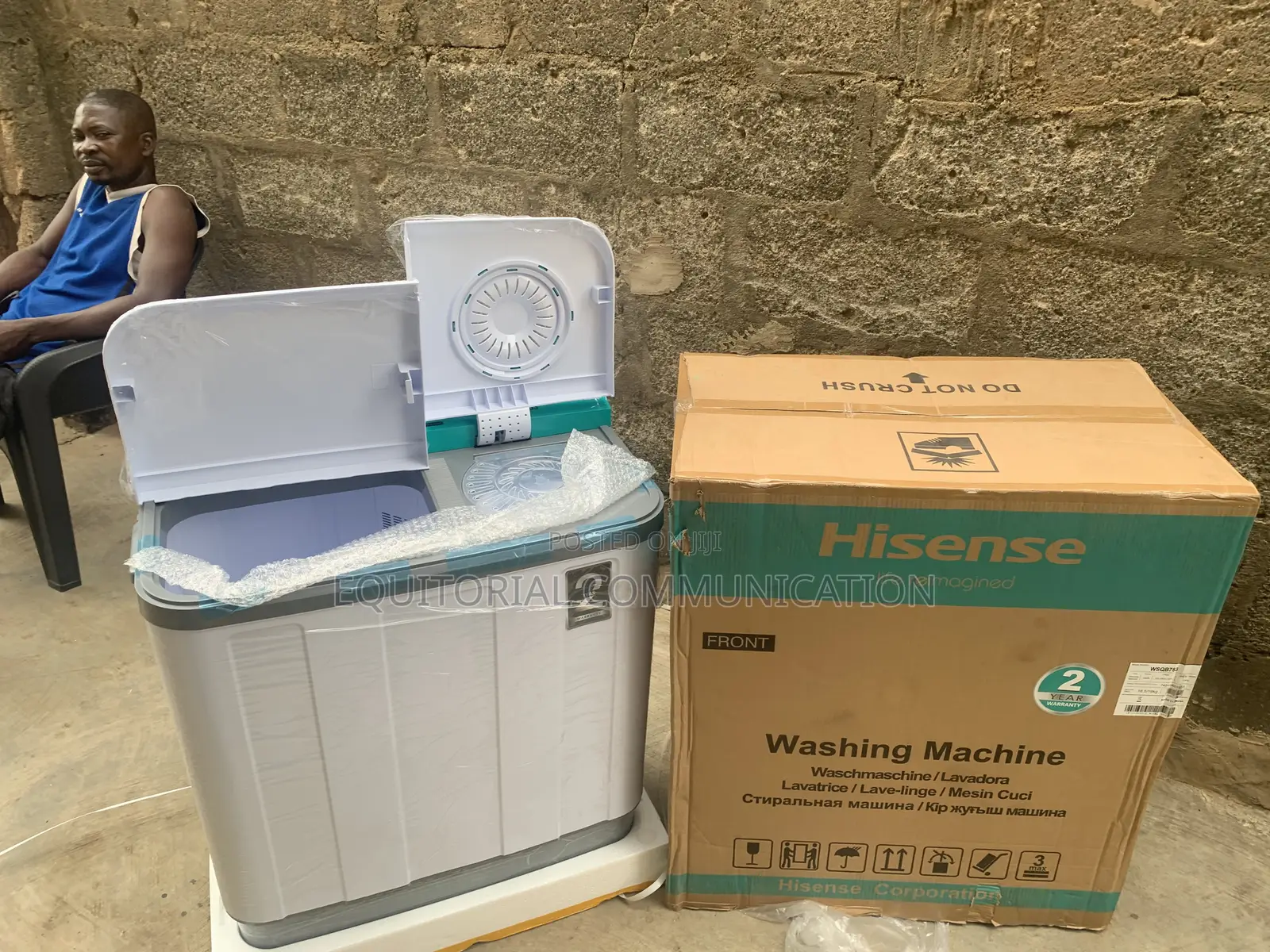 Hisense 7.5KG Clothes Washing Machine