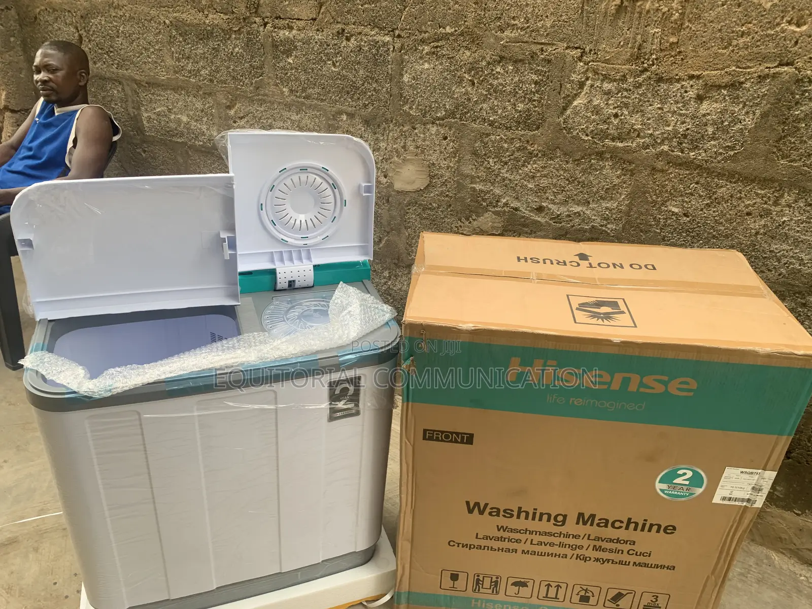 Hisense 7.5KG Washing Machine for Everyday Laundry
