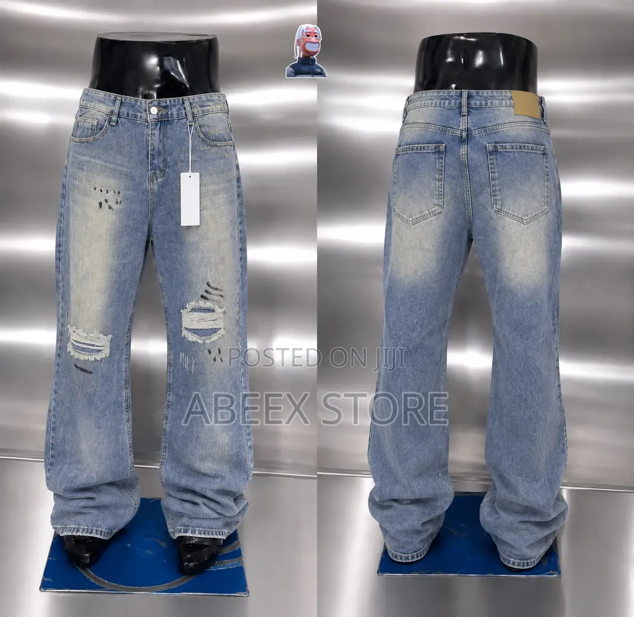 Quality Men Baggy Jeans