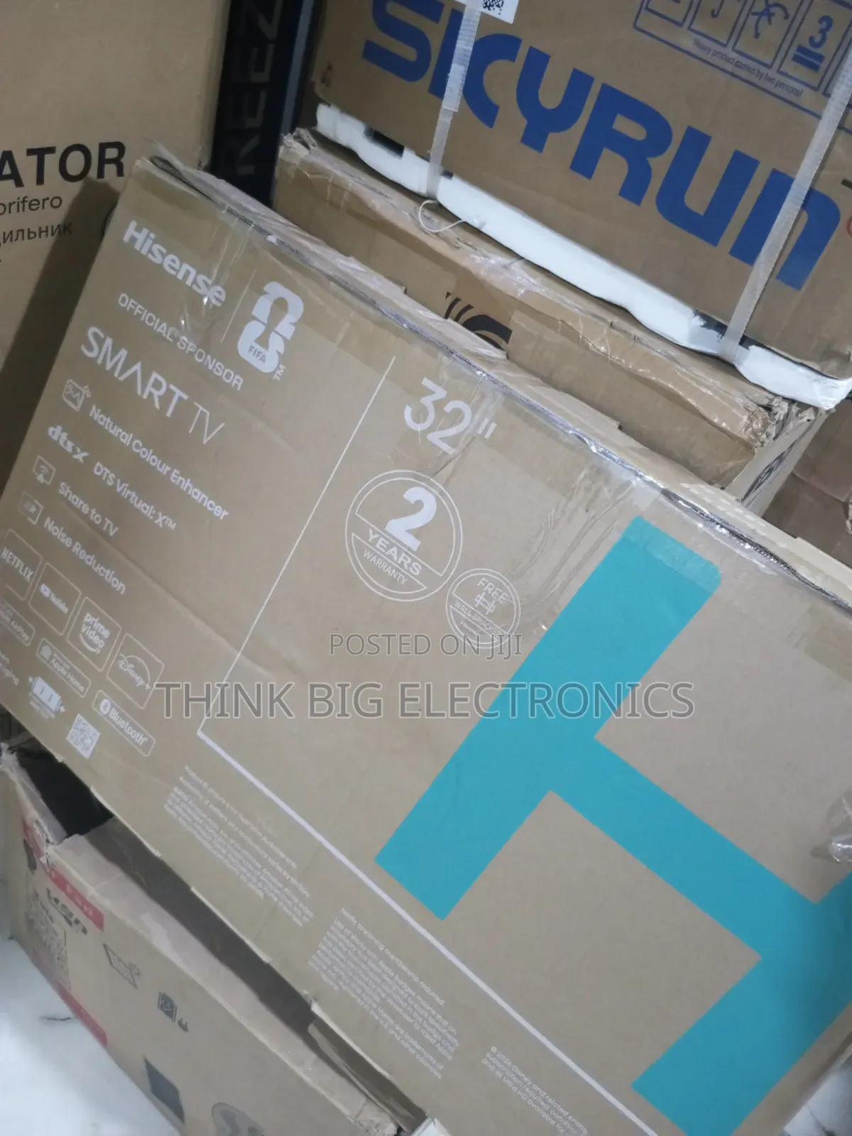 Hisense FHD 32 Inch A4S Smart TV With Voice Cancellation
