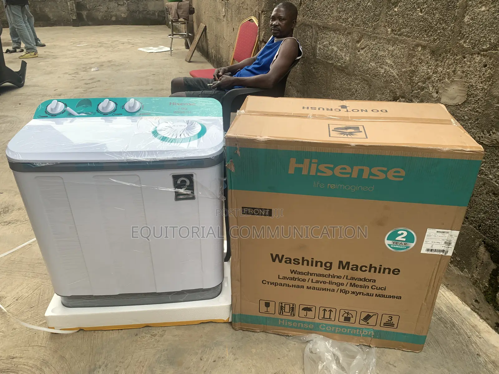 7.5KG Hisense Laundry Cleaning Machine