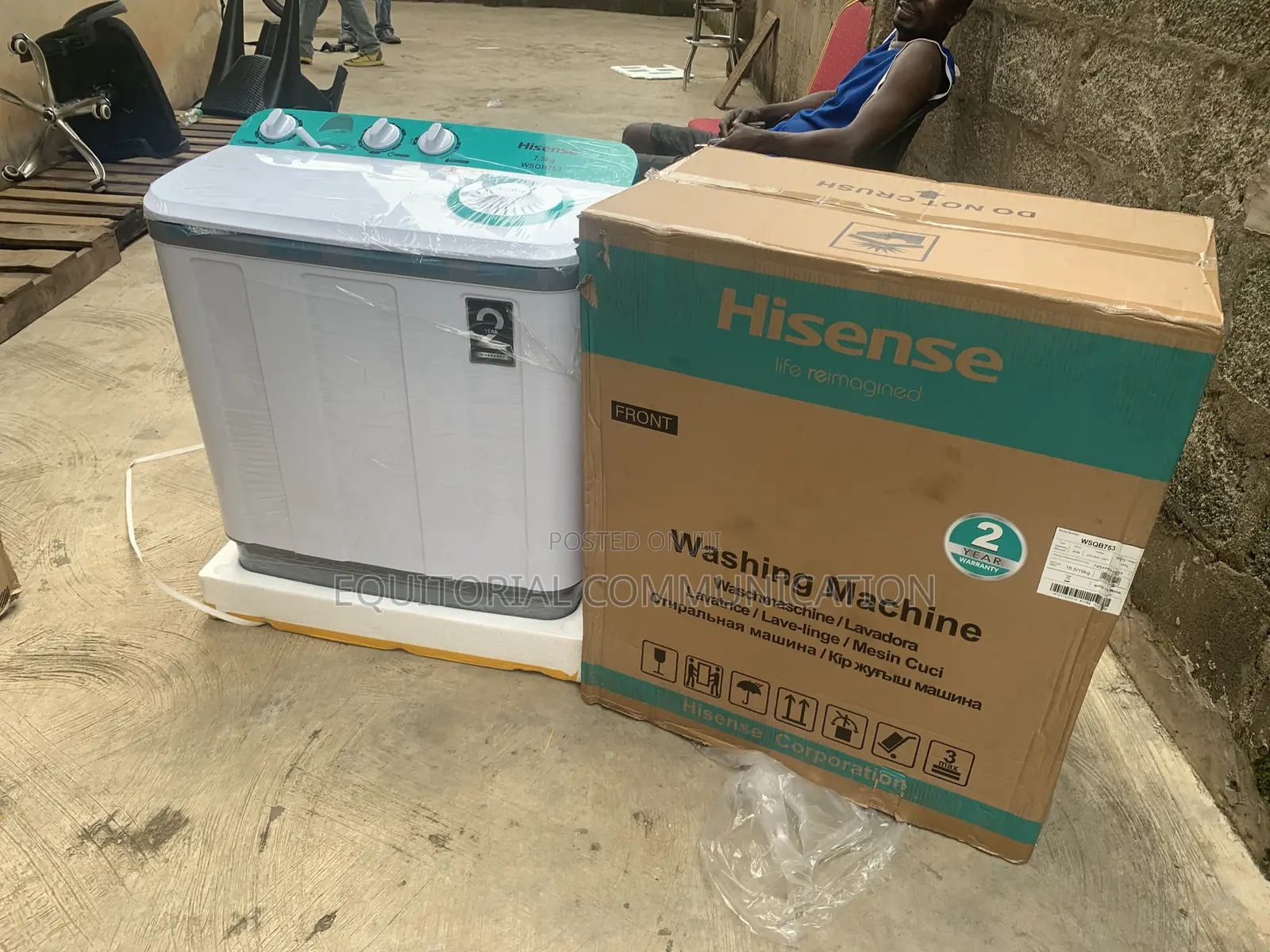 Hisense 7.5KG Home Laundry Companion