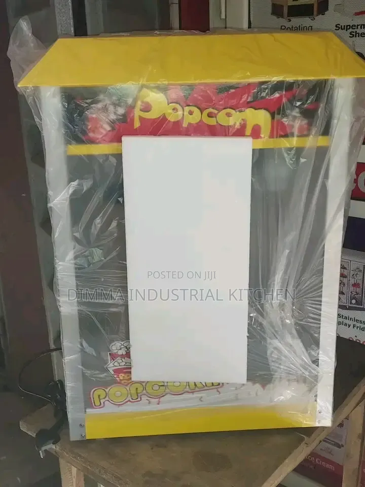 Yellow Popcorn Machine