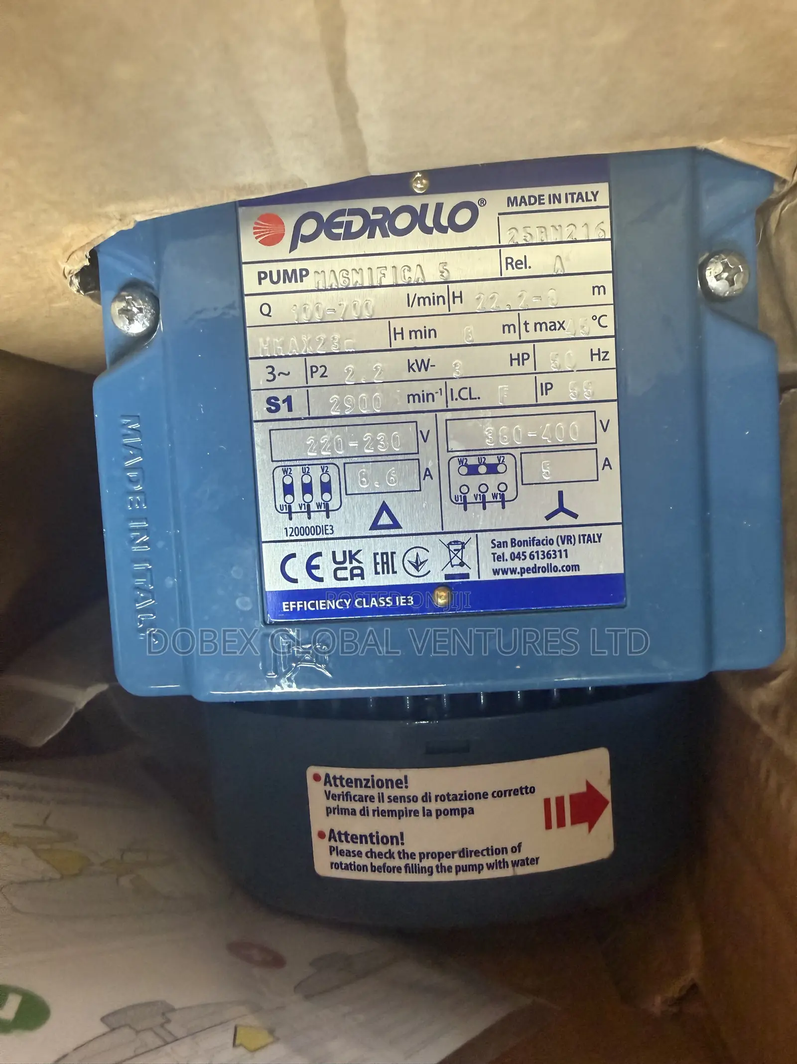 3hp Pedrollo Swimming Pool Pump