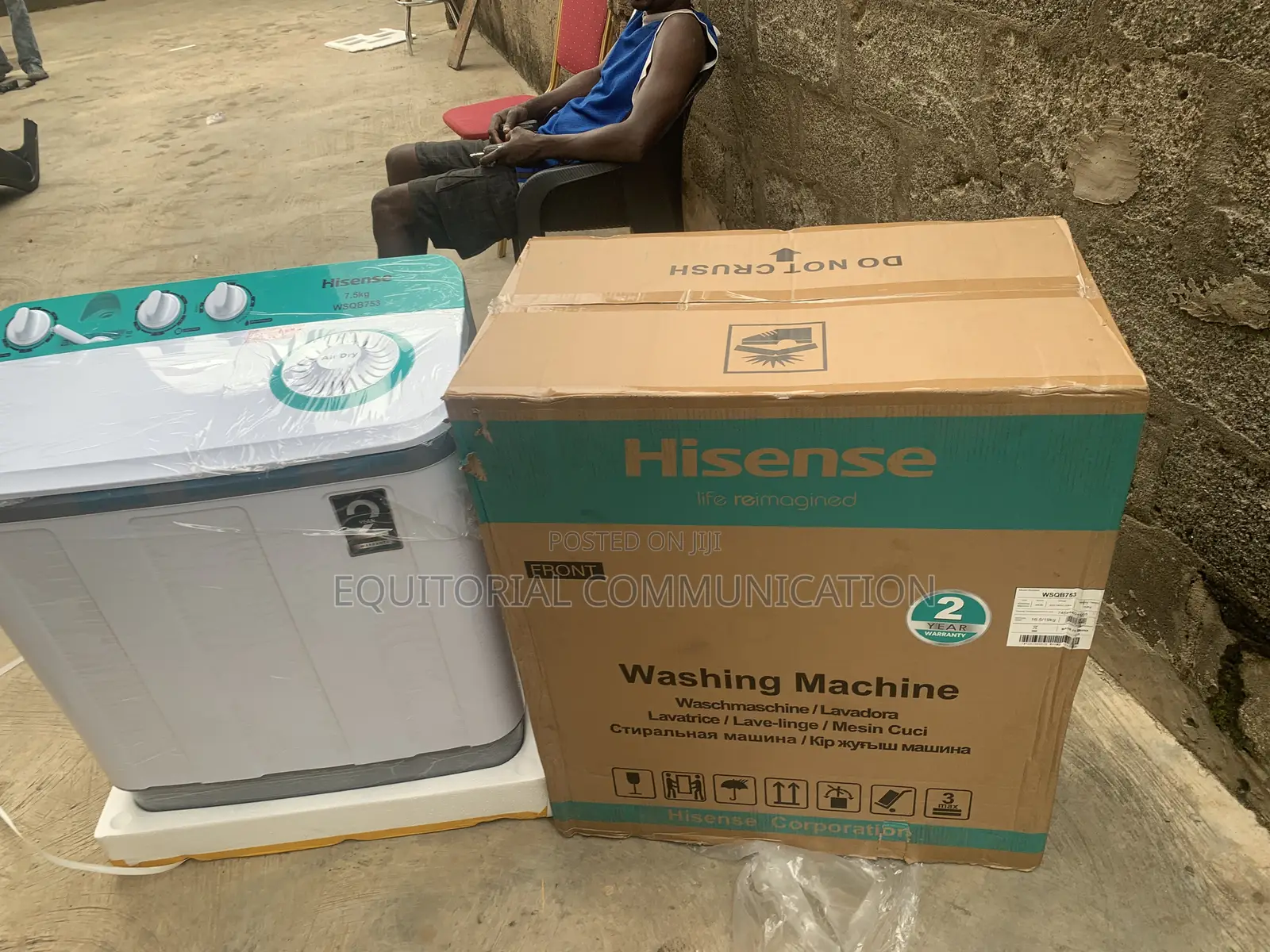 Hisense 7.5KG WSQB753 Laundry Room Essential