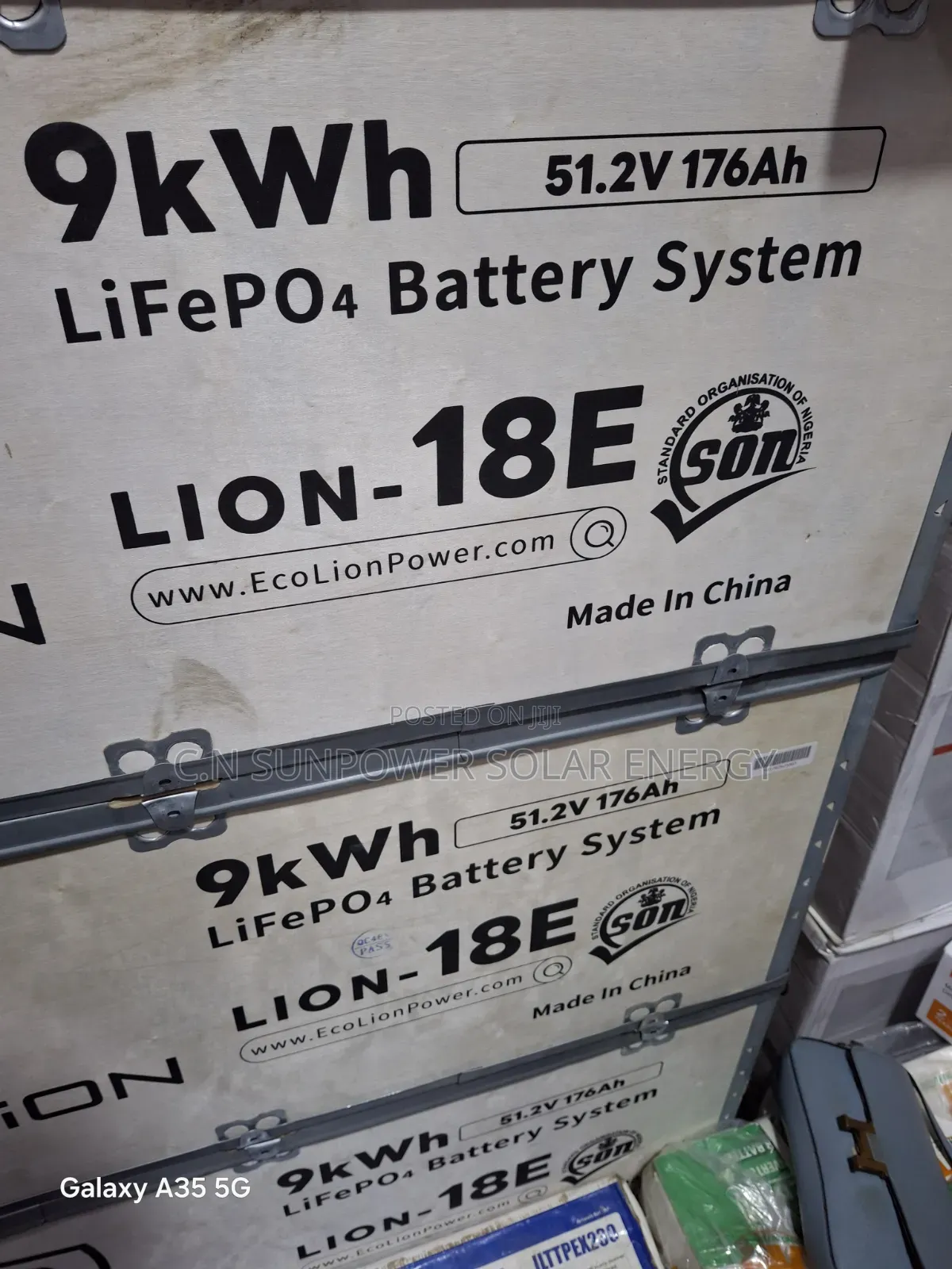 9kwh/48v Ecolion Lithium-Iron Battery