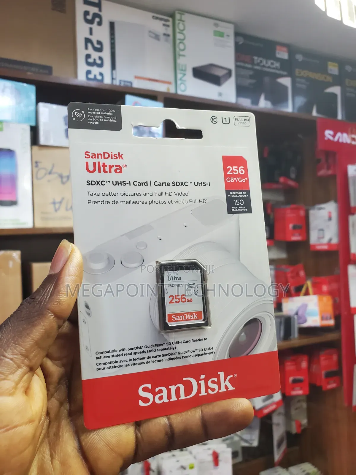 Sandisk 256gb Ultra SD Card 150mbps