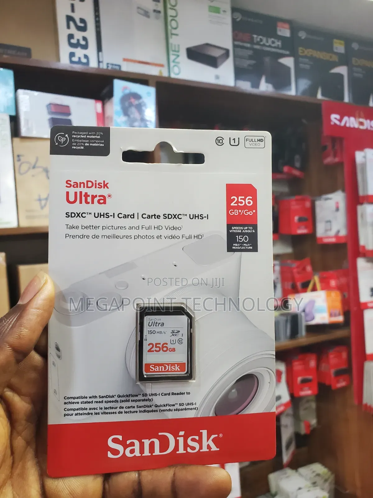 Sandisk 256gb Ultra SD Card 150mbps