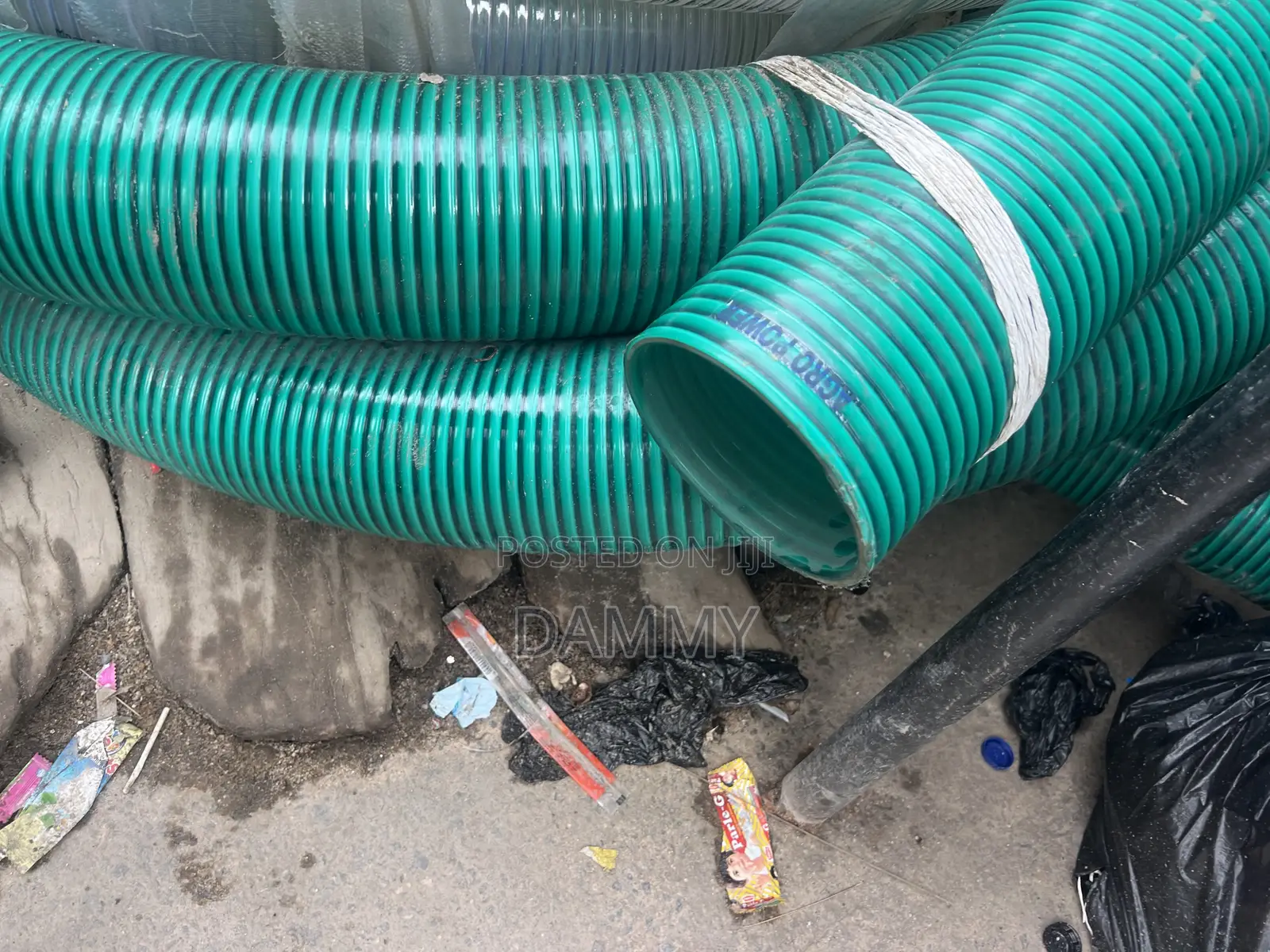 6-Inch Green PVC Flexible Suction Hose