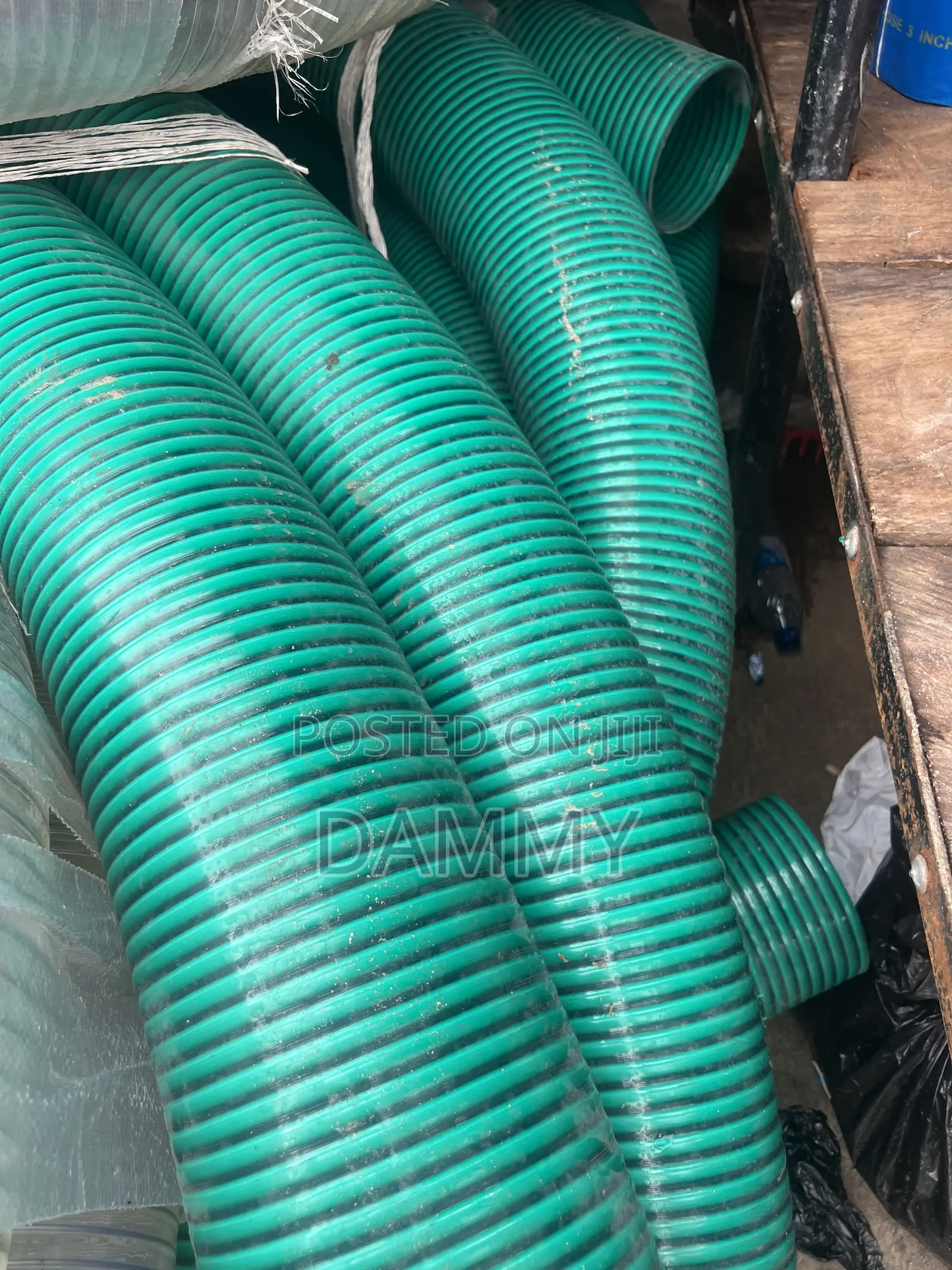 6-Inch Green PVC Flexible Suction Hose