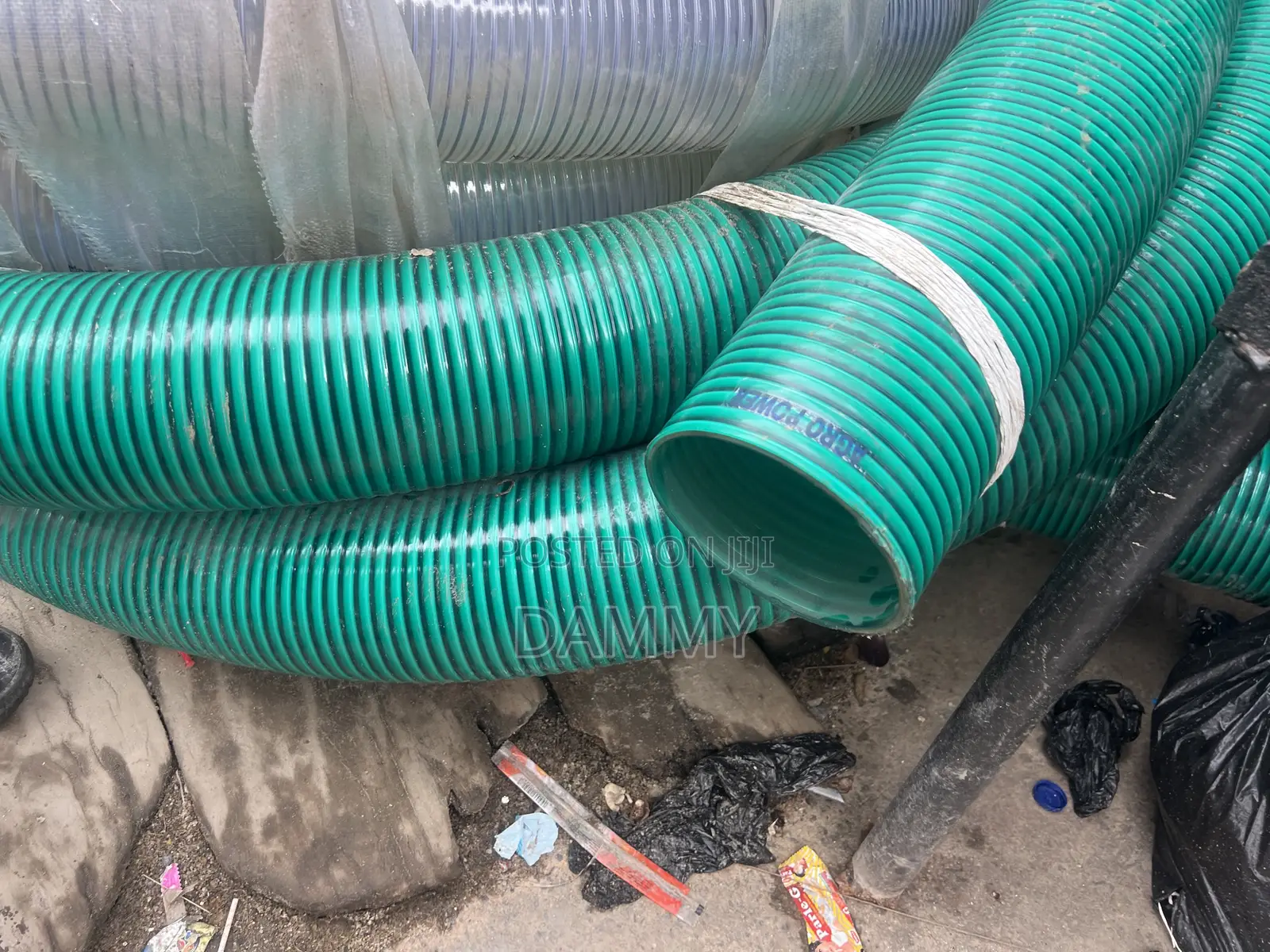 6-Inch Green PVC Flexible Suction Hose