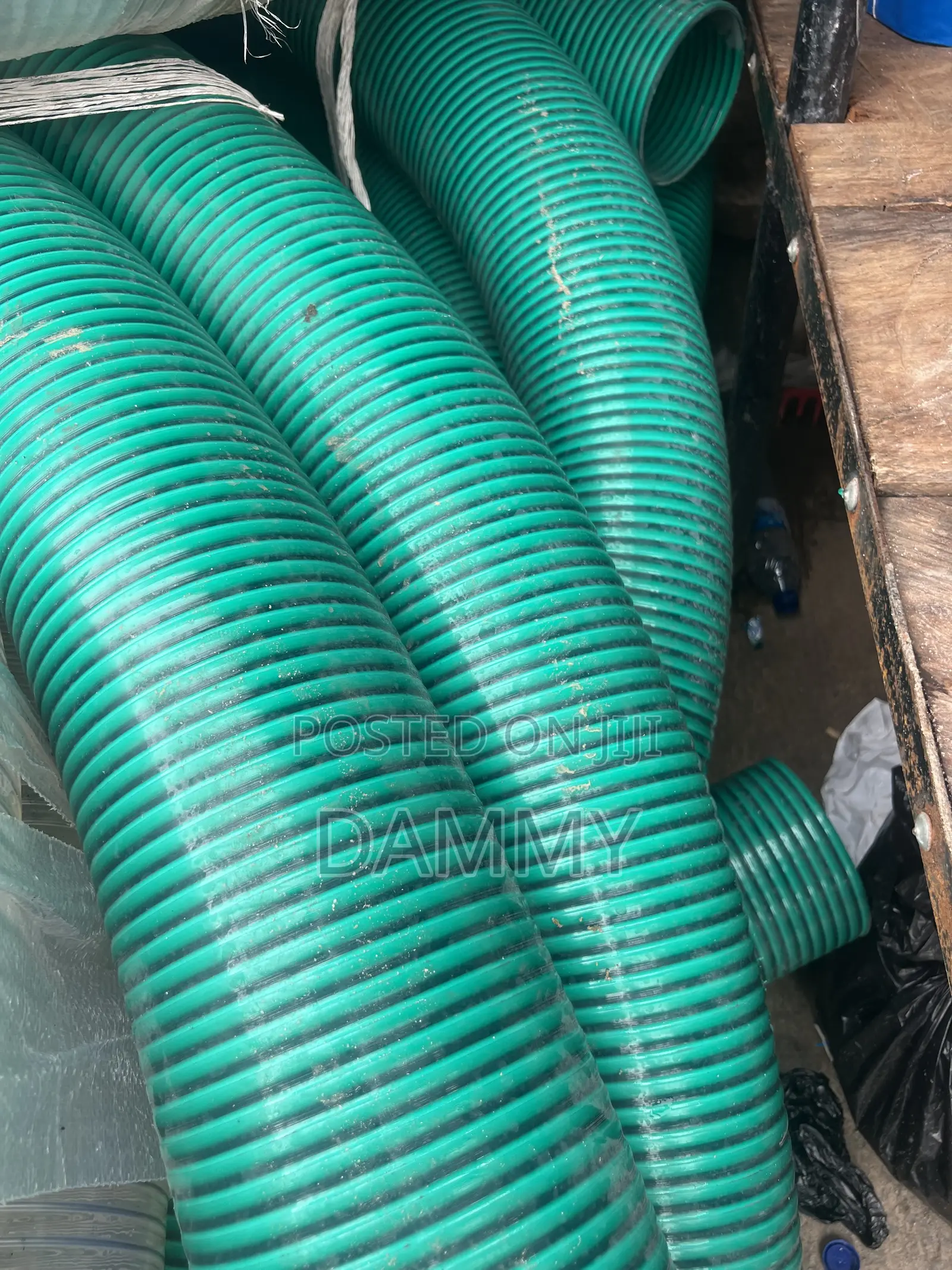 6-Inch Green PVC Flexible Suction Hose