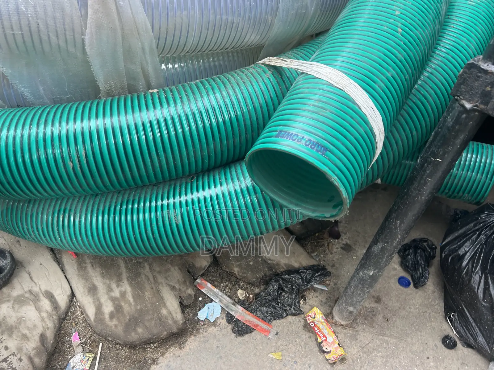 6-Inch Green PVC Flexible Suction Hose
