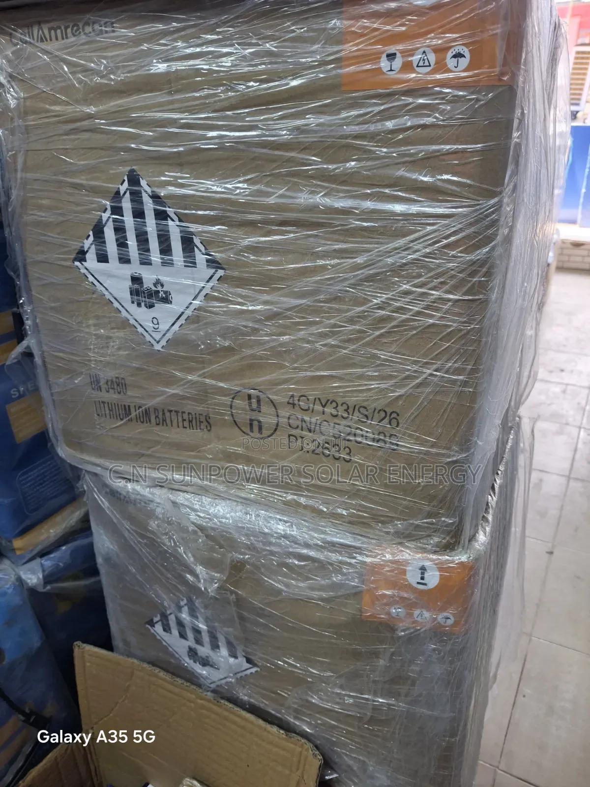3.8kwh/12v Cell Amrecan Lithium-Iron Battery