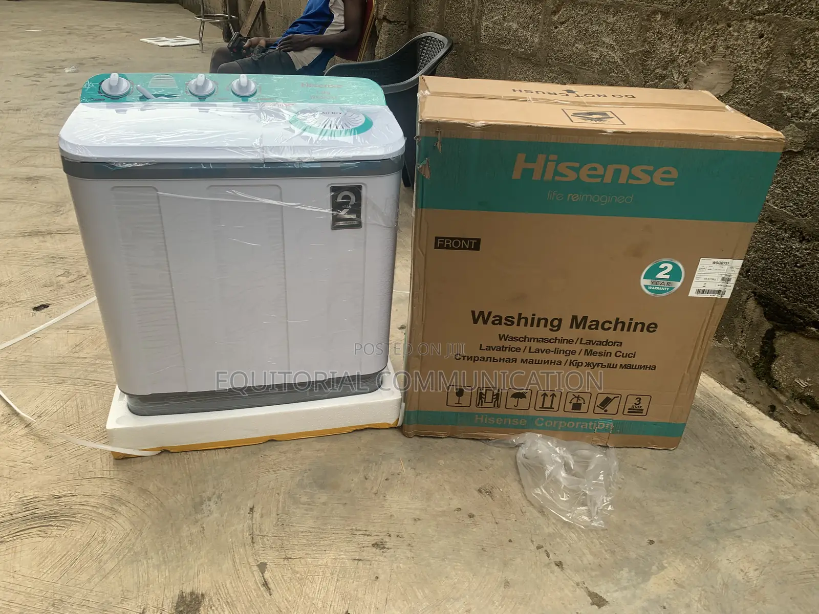 Hisense 7.5KG Clothes Wash Solution
