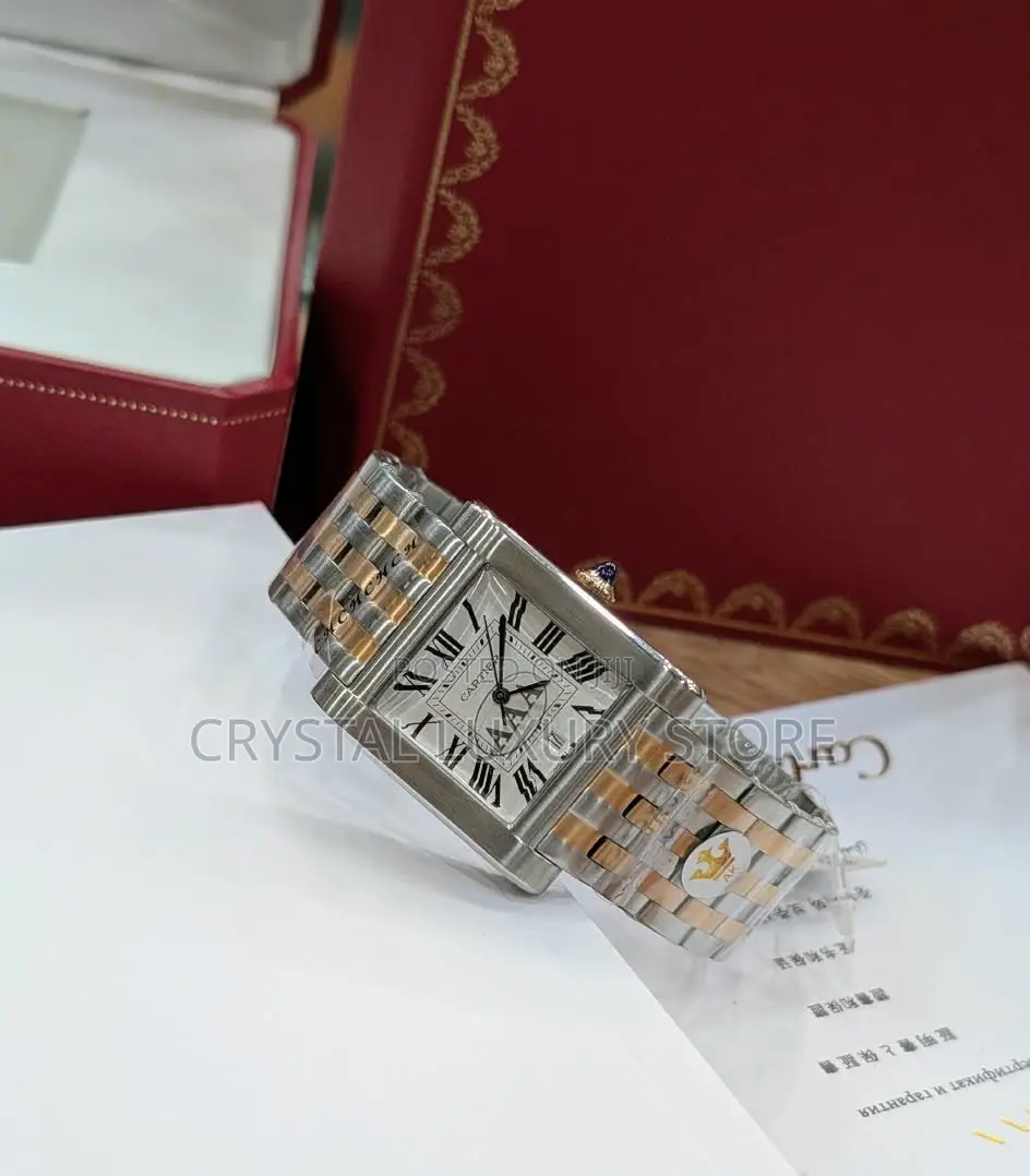 Cartier Quality Luxury Men Chain Strap Wristwatch