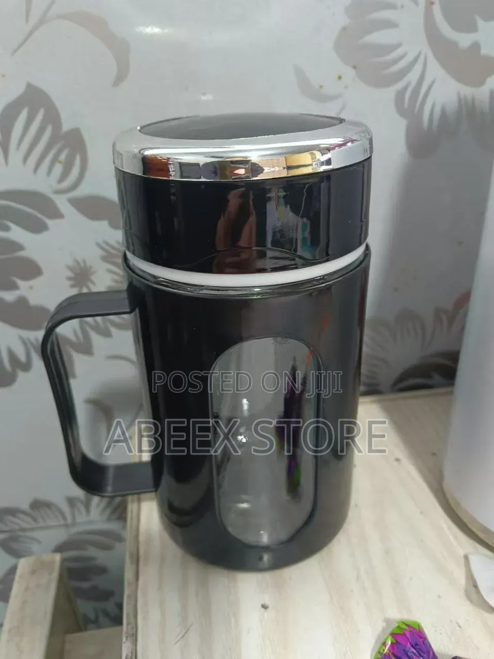 Double Layers Plastic Glass Office Cup