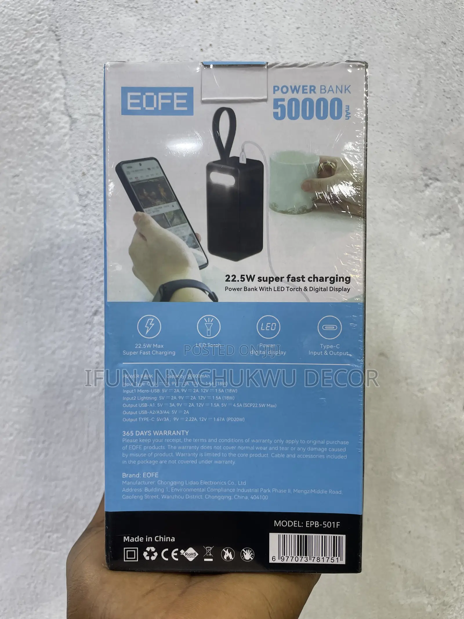 50,000mah EOFE Power Bank