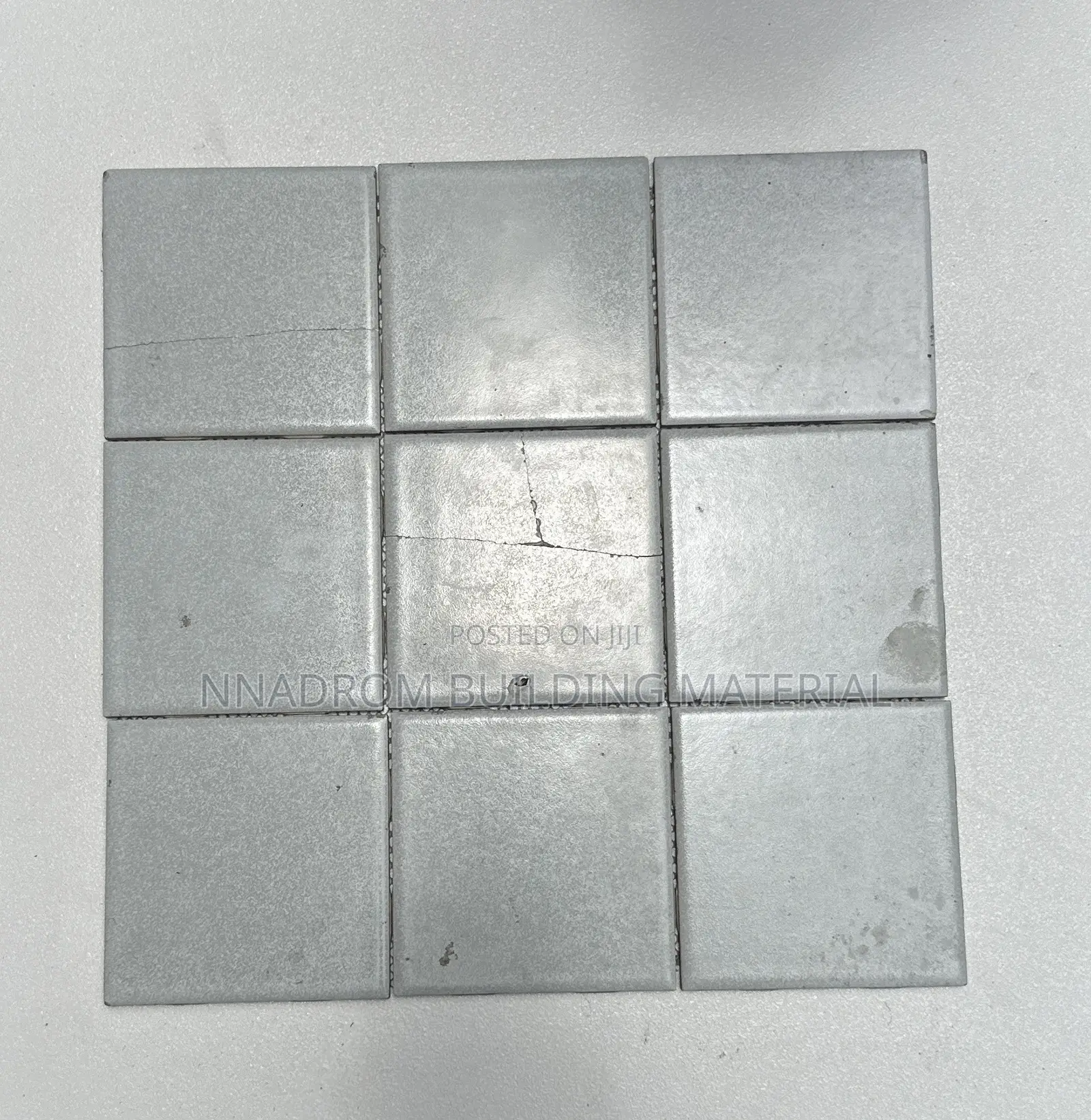 3/3 White and Grey Mosaic Tiles