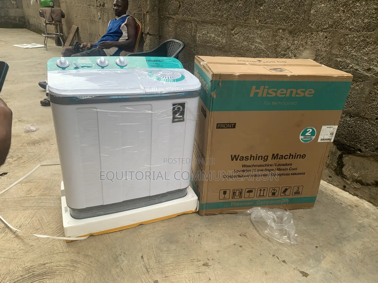 Hisense 7.5KG WSQB753 Advanced Clothes Washing Unit