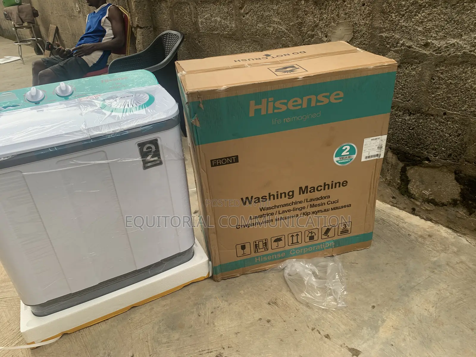 7.5KG Hisense Laundry Machine for Busy Families