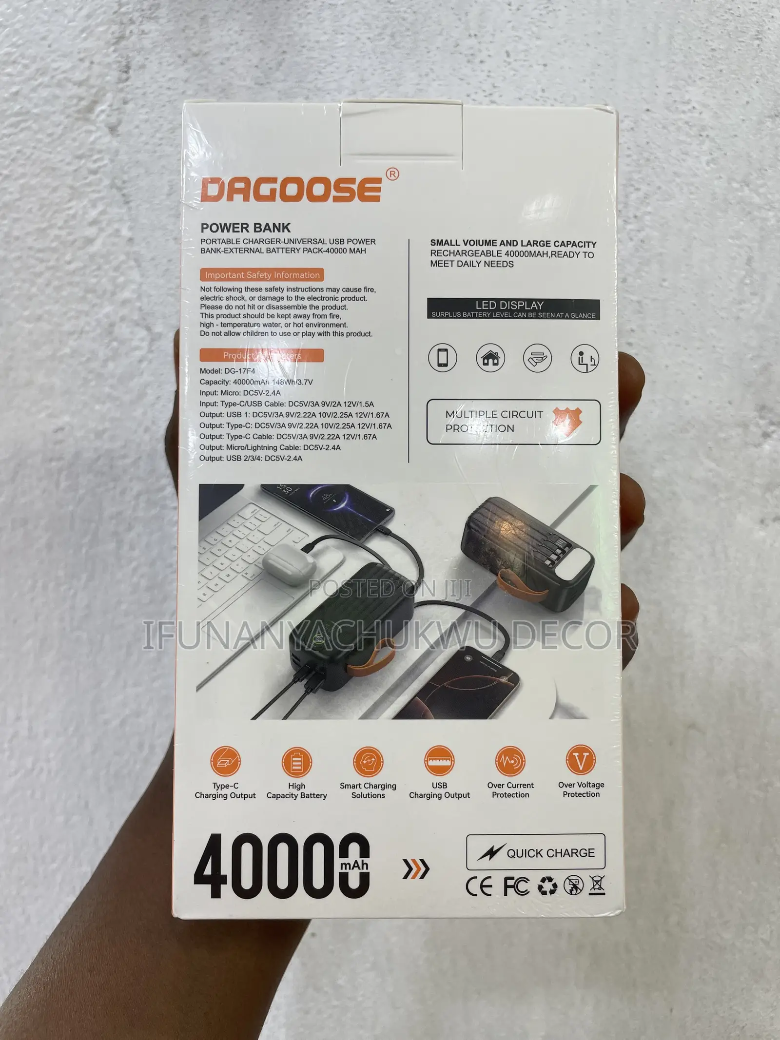 40,000mah Dagoose Power Bank