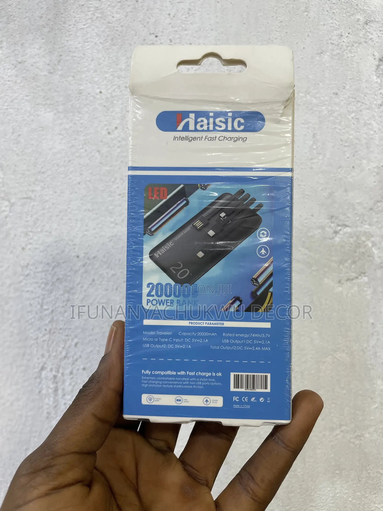 20,000mah Haisic Power Bank(pocket Sized)