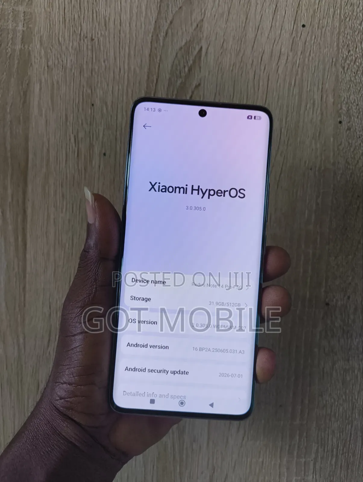 Xiaomi Redmi Note 14 Pro+ 5G 512 GB Purple