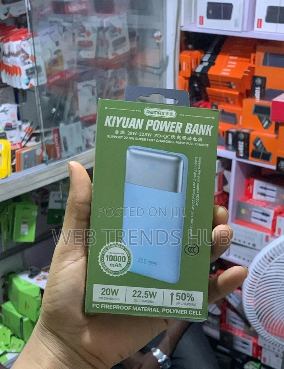 Remax Kiyuan 10000mAh 22.5W Fast Charging PowerBank