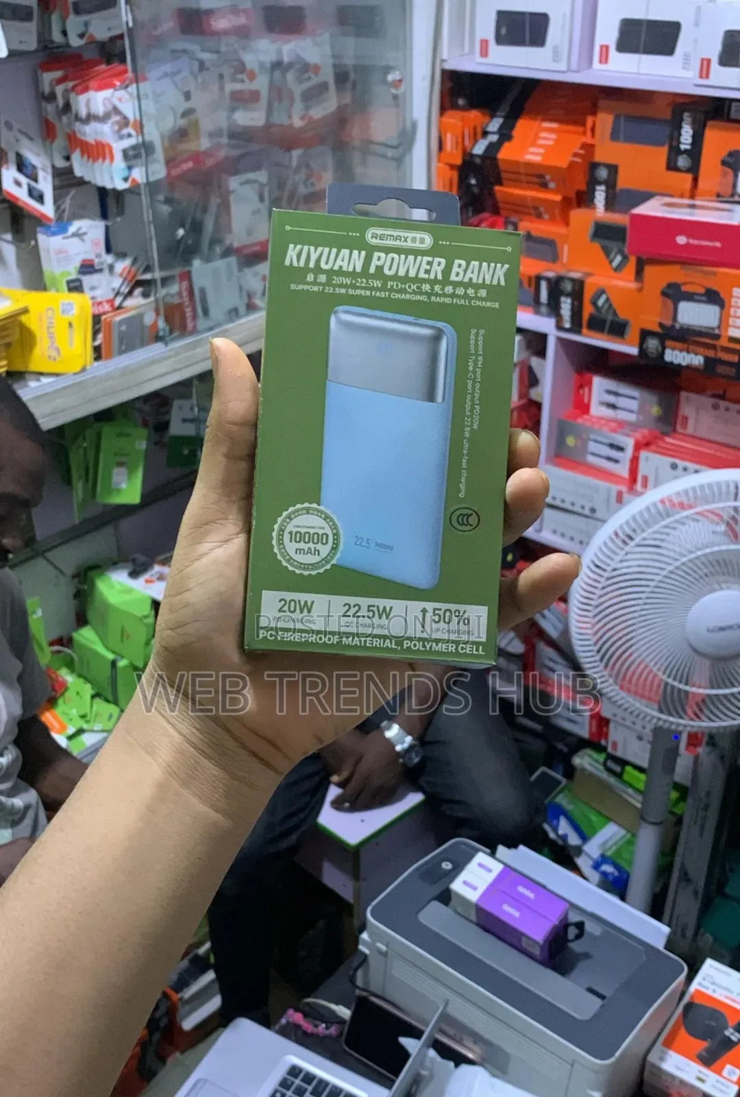 Remax Kiyuan 10000mAh 22.5W Fast Charging PowerBank