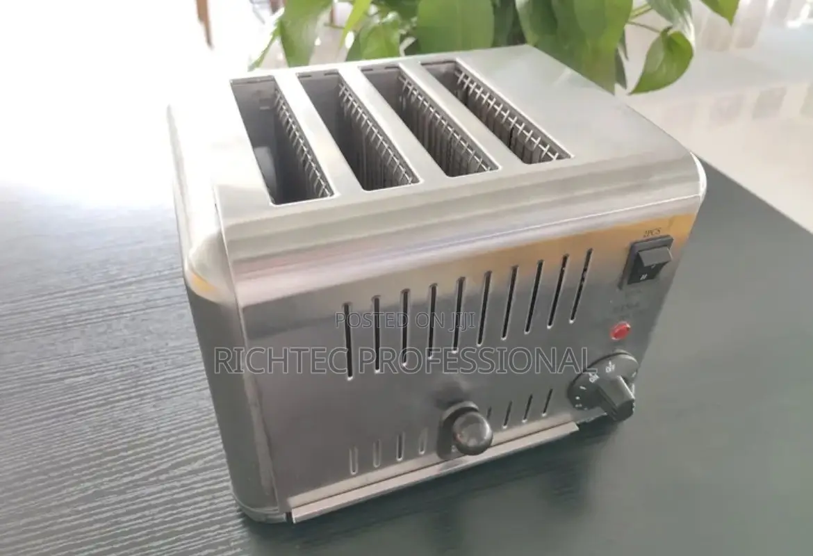 High Quality Commercial 4-Slice Stainless Steel Electric Bread Toaster