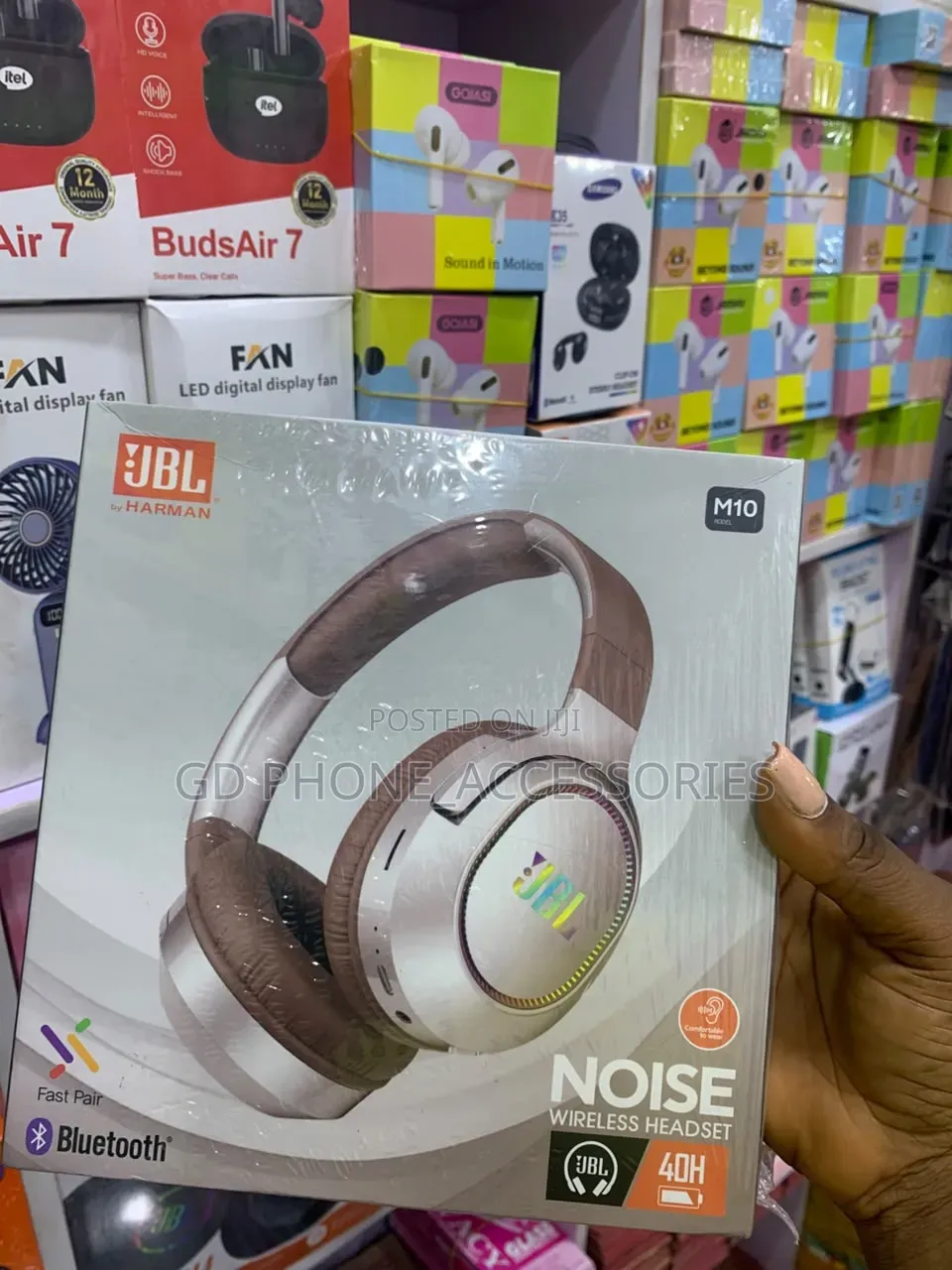 JBL M10 Wireless Bluetooth Headphones (40H Playtime) – Brand New