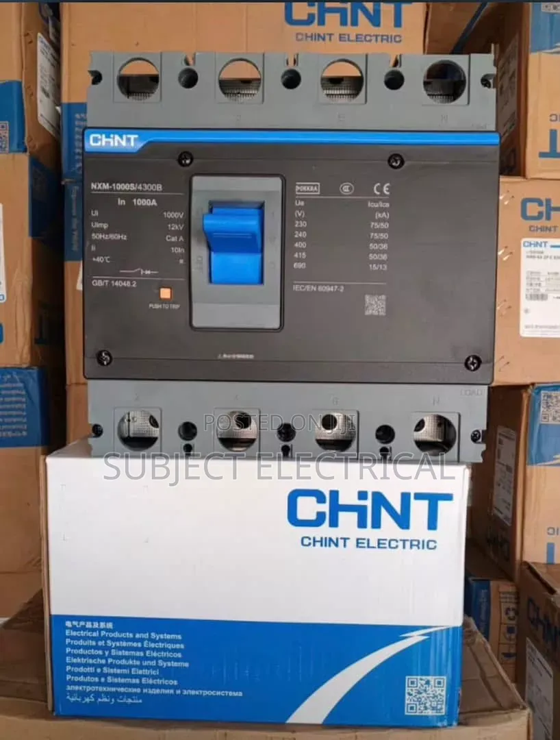 1250amps 4pole McCb Breaker Chint