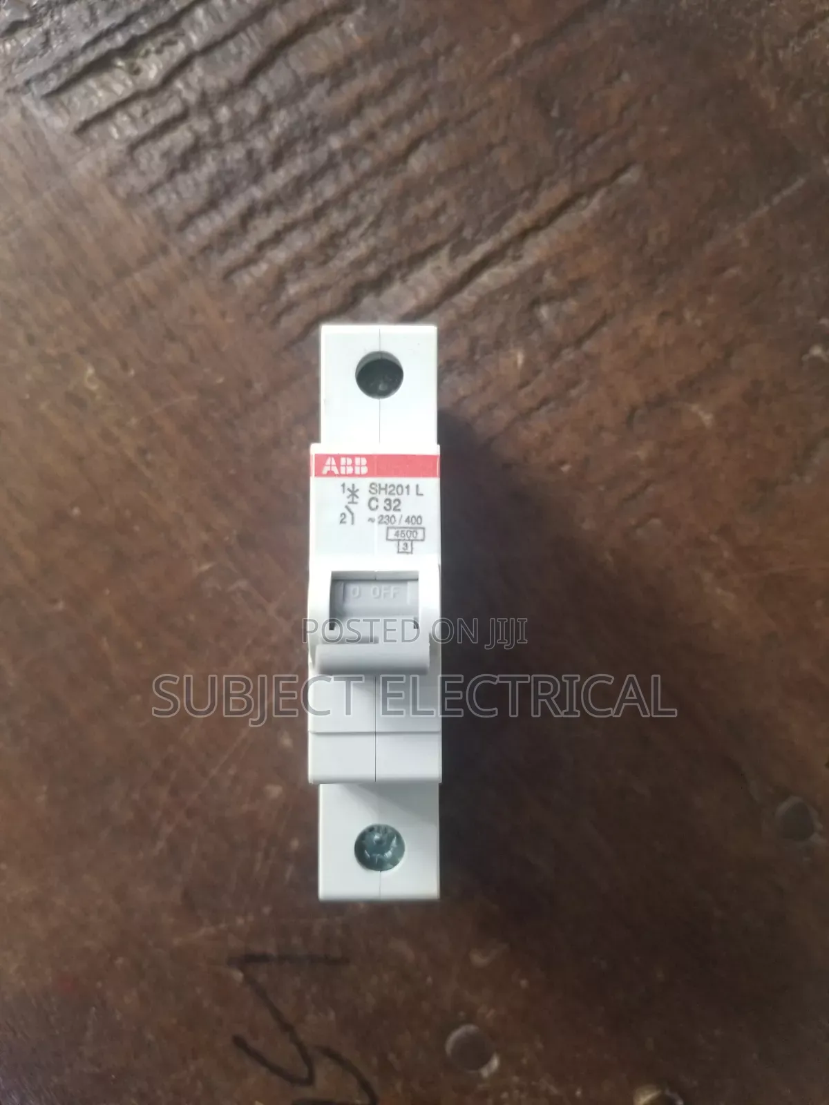 ABB Breaker Single Pole 6amps