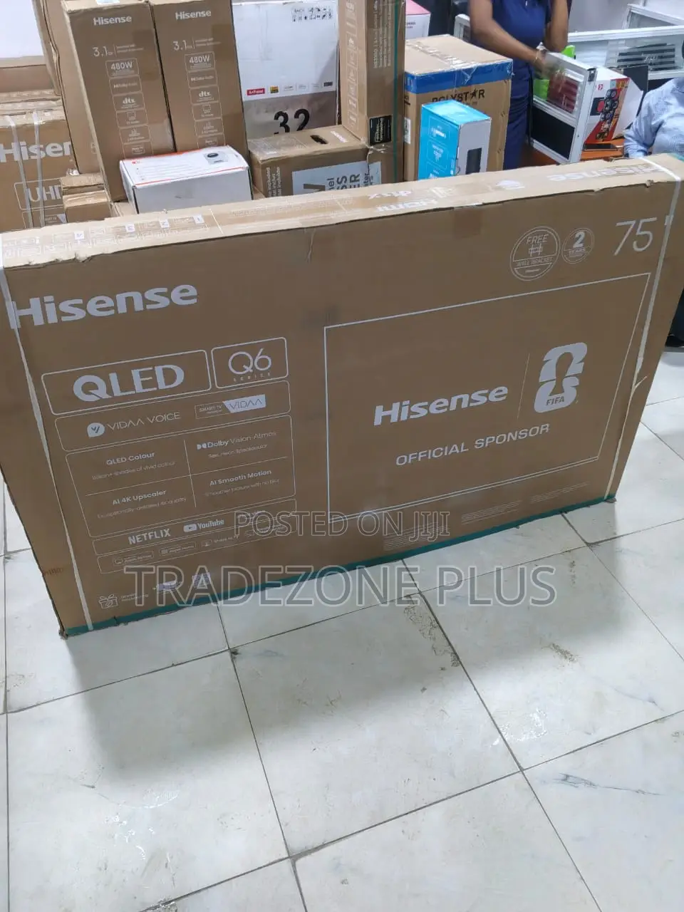 Brand New Hisense 75 Inch QLED Smart Television