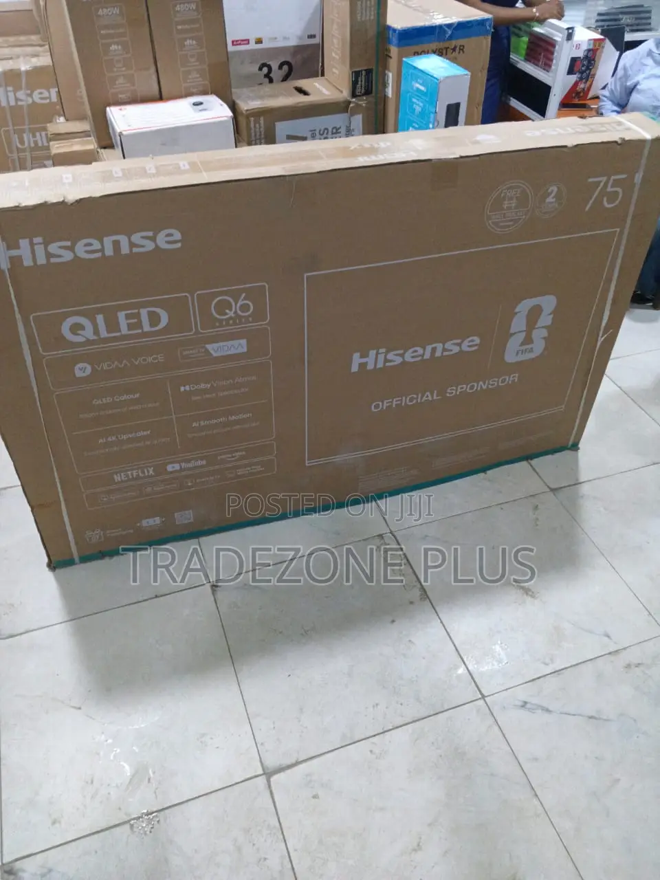 Hisense 75Q6Q QLED Ultra HD Smart TV – 75”