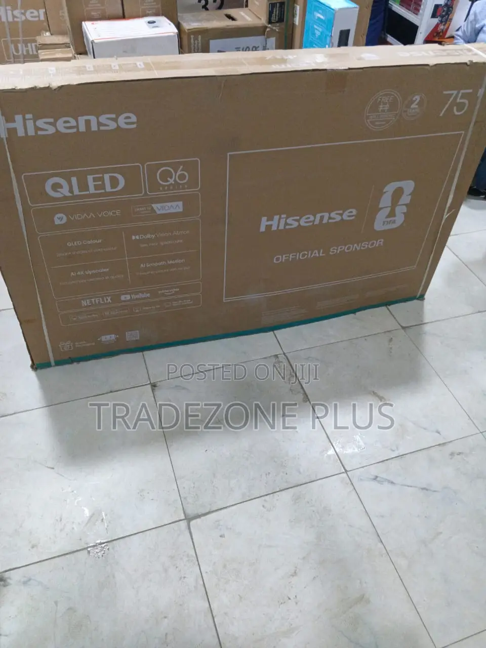 Hisense 75Q6Q QLED Ultra HD Smart TV – 75”