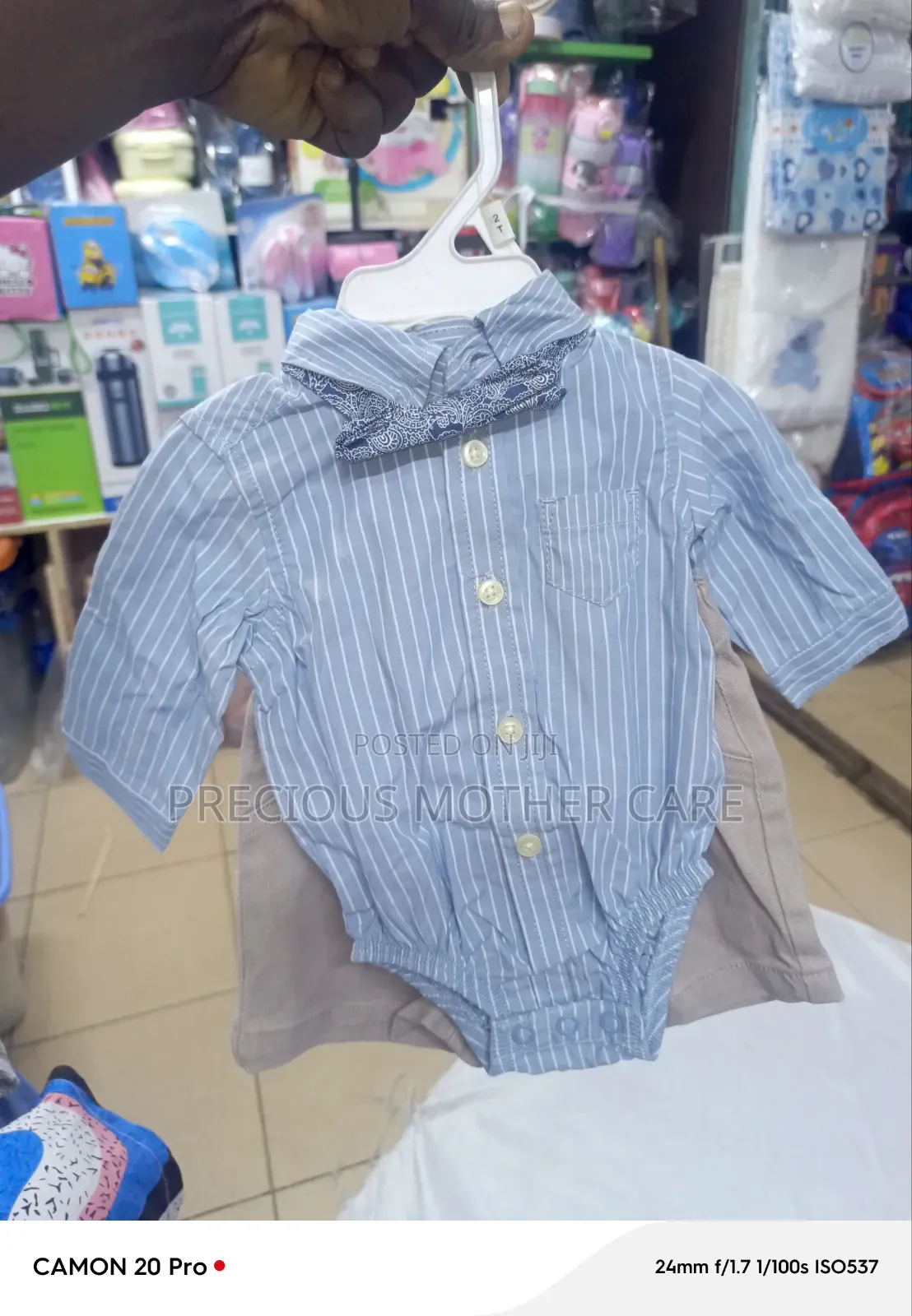 Baby Romper Shirt and Jean,chinos 2 Pics