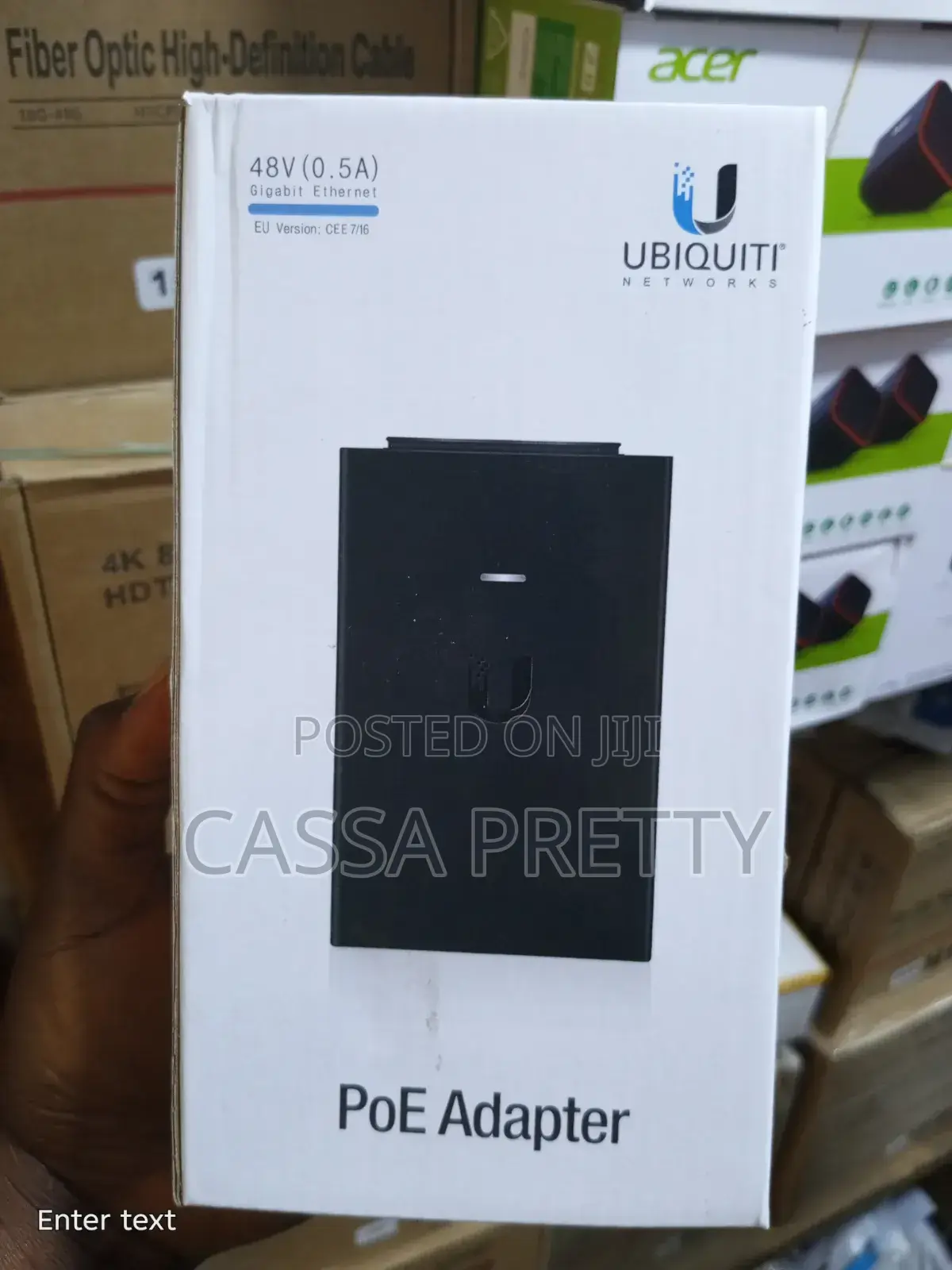 Original Ubiquiti Poe Adapter 48v 0.5a Gigabit