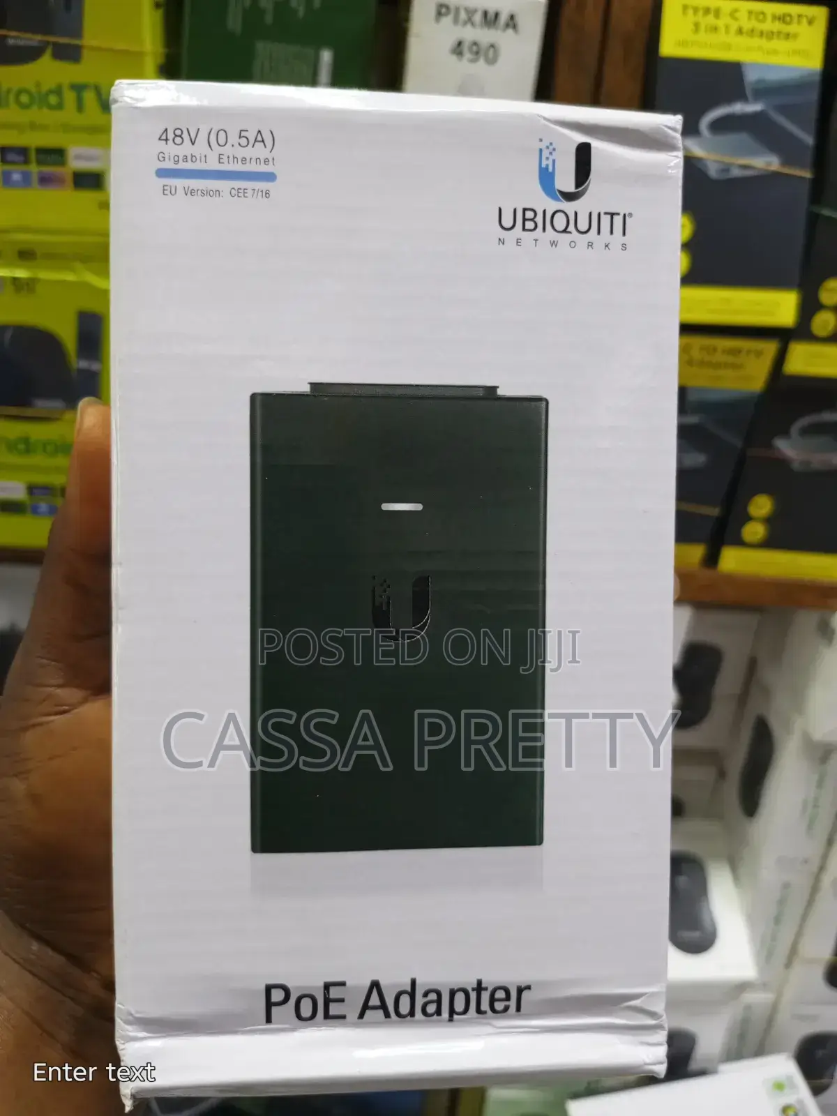 Original Ubiquiti Poe Adapter 48v 0.5a Gigabit