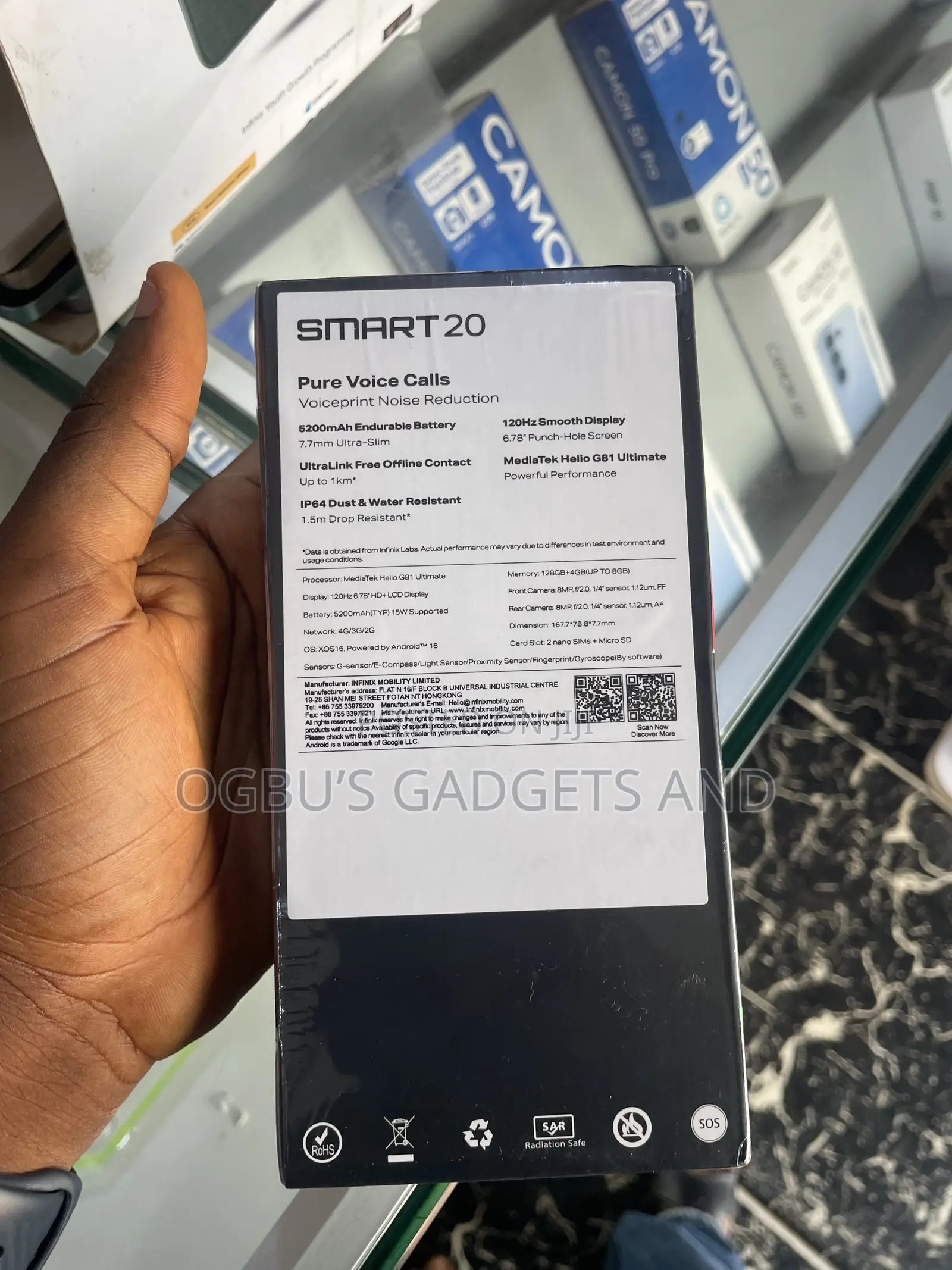 New Infinix Smart 20 128 GB Orange