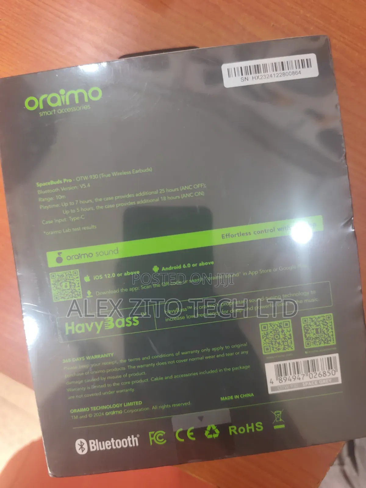 Oraimo spaceBUD Eurbud