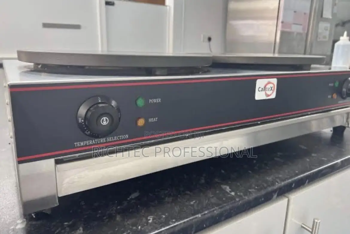 High Quality Commercial Double Plate Electric Crepe Maker