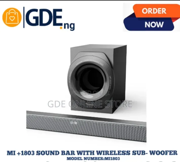 Mi+1803 Sound Bar With Wireless Sub-Woofer